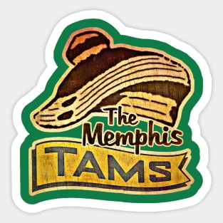 The Memphis Tams Basketball Sticker